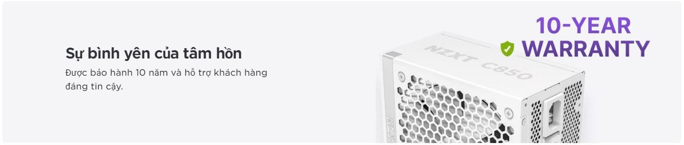 nguon-may-tinh-nzxt-c850-gold-atx-310 Bảo hành lên đến 10 năm