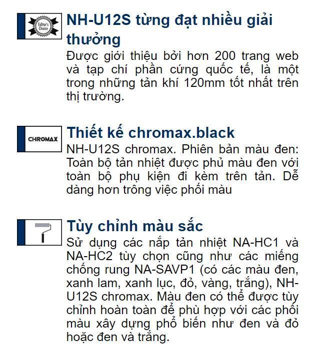 nh-u12s-chromax-1 Tản nhiệt khí Noctua NH-U12S Chromax Black