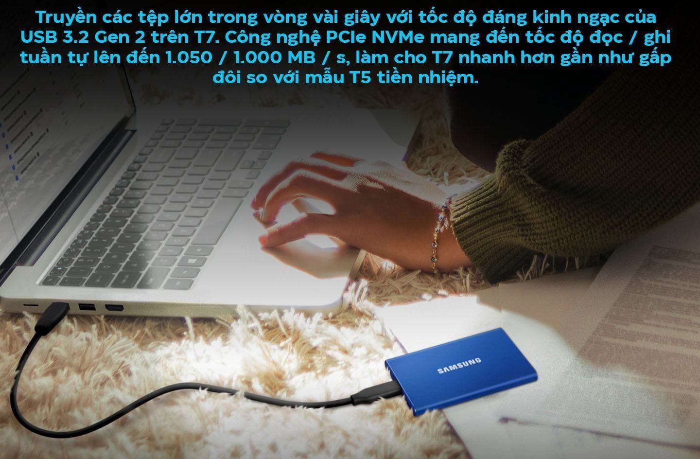 Ổ Cứng Di Động SSD Samsung T7 Portable