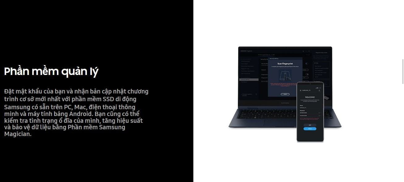 Ổ cứng gắn ngoài SSD Samsung T7 Portable Shield