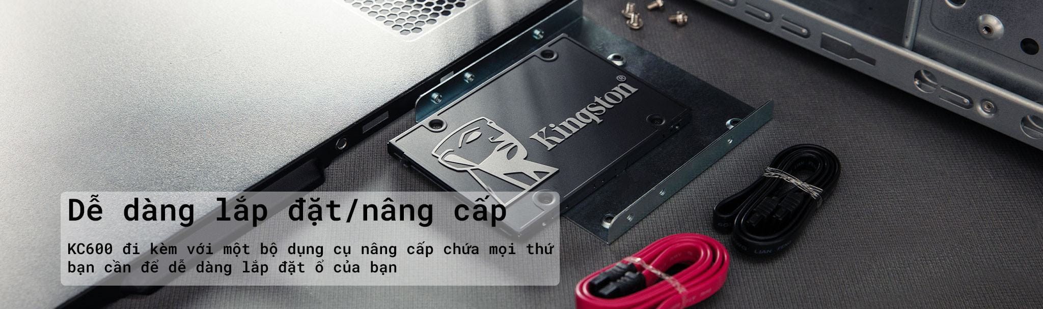 Ổ cứng SSD Kingston KC600 256GB 2.5 inch SATA3