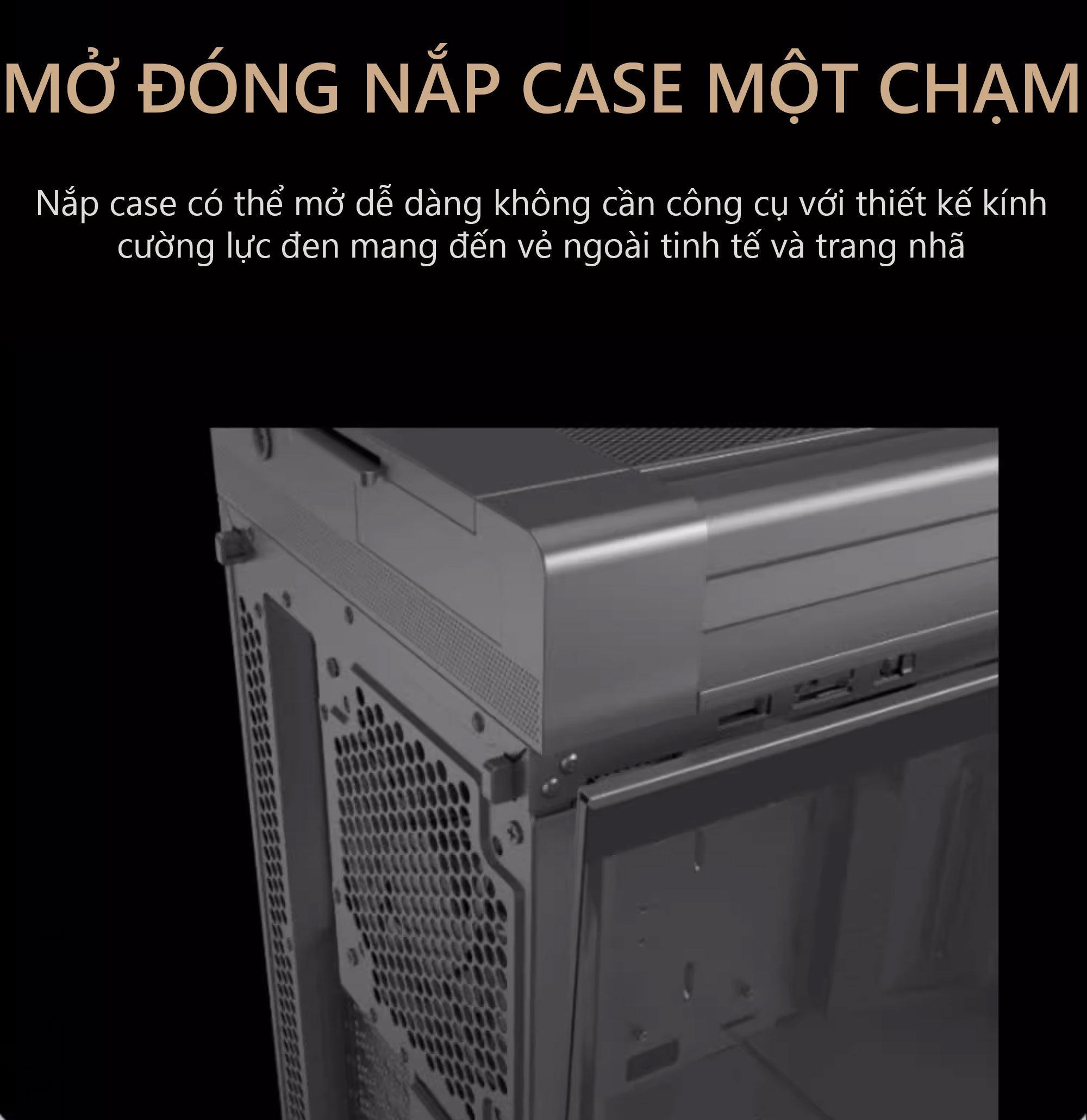 Vỏ Case Asus PA602 ProArt (eATX/Full Tower/ Màu Đen)