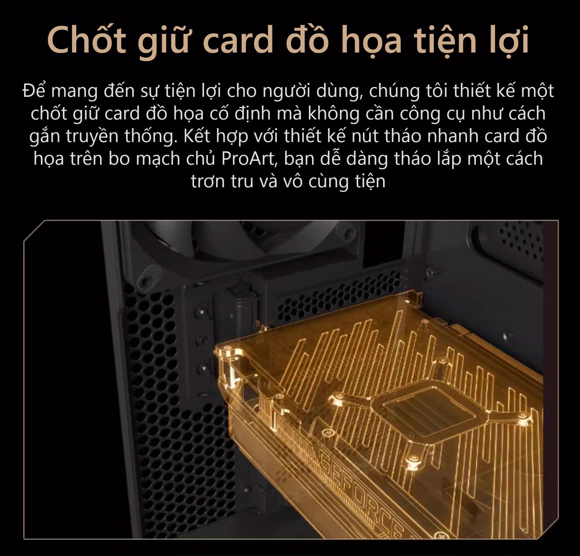 Vỏ Case Asus PA602 ProArt (eATX/Full Tower/ Màu Đen)