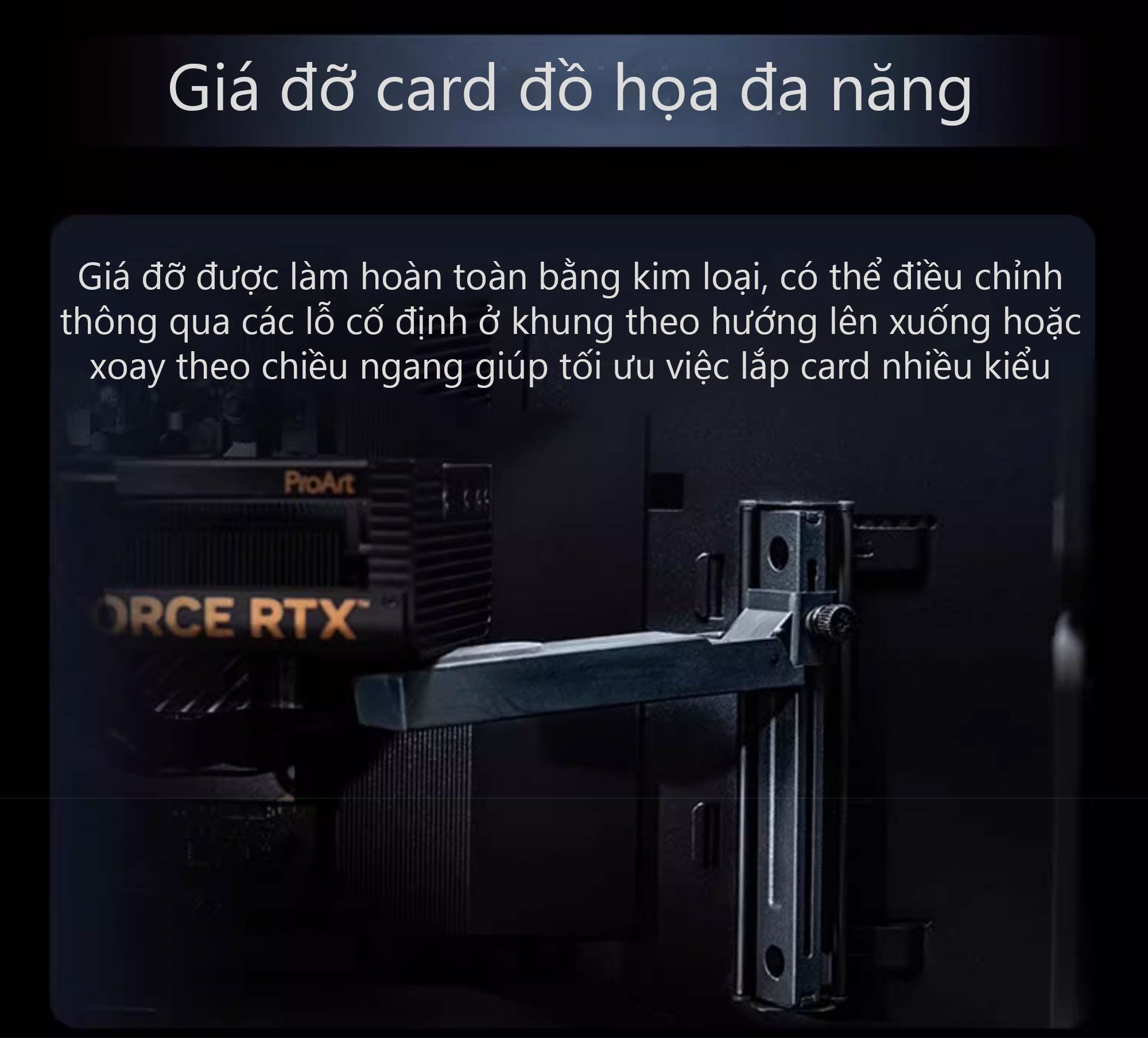 Vỏ Case Asus PA602 ProArt (eATX/Full Tower/ Màu Đen)