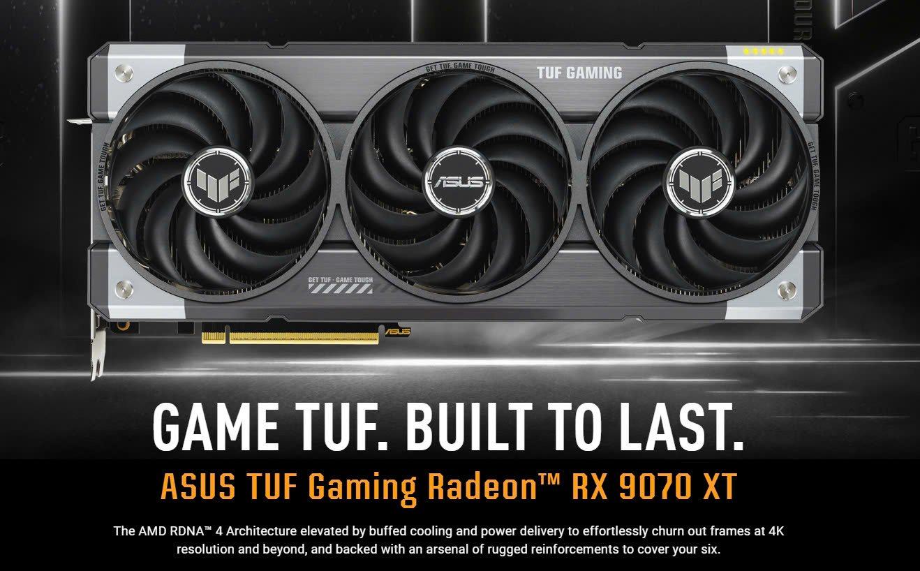 pstore vga asus tuf gaming radeon rx 9070 xt oc edition 16gb gddr6 1