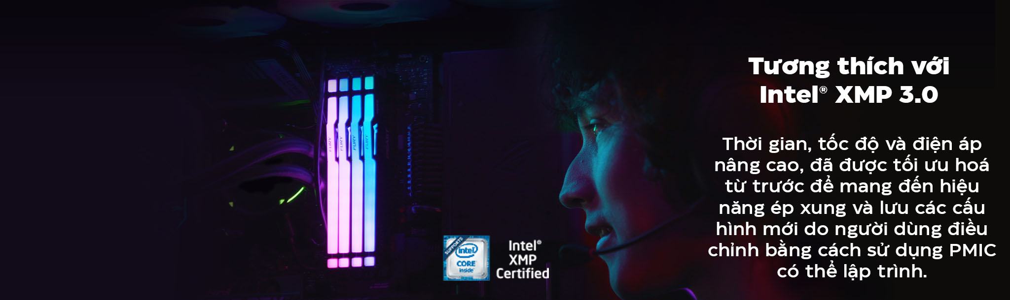 Ram Desktop Kingston Fury Beast RGB DDR5