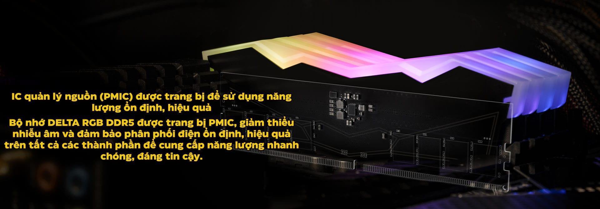 RAM Desktop TEAMGROUP DELTA RGB DDR5