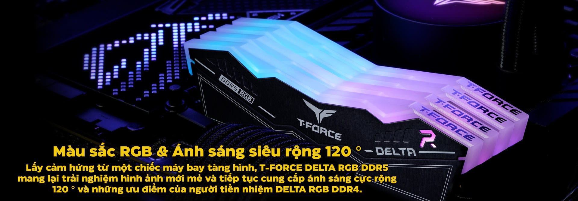 RAM Desktop TEAMGROUP DELTA RGB DDR5