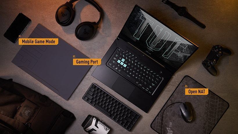 TUF Gaming AX6000 mang đến cho game thủ các tính năng riêng biệt cho các loại game khác nhau.