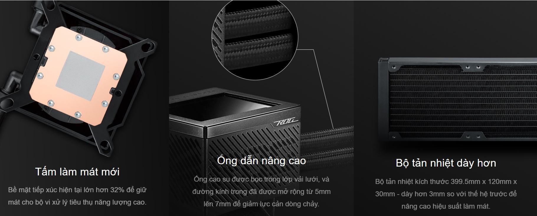TẢN NHIỆT NƯỚC ASUS ROG RYUJIN III 360 ARGB