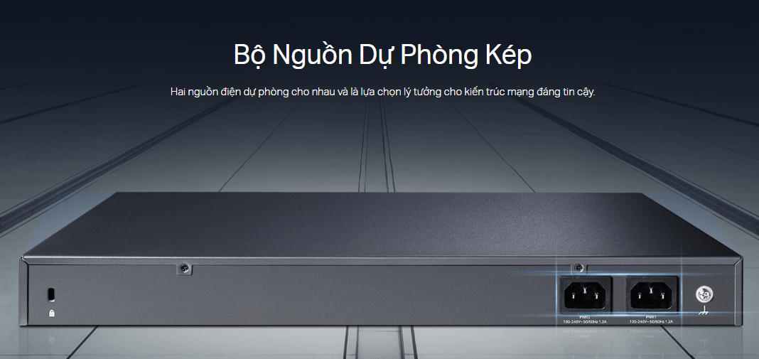 Switch TP-Link TL-SG3428XF JetStream L2+, 24 Cổng SFP,4 Cổng SFP+ 10GE