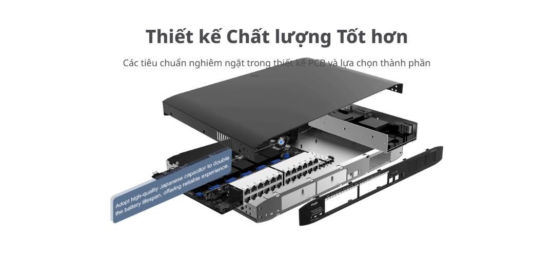 Switch RUIJIE REYEE RG-ES124G-L 24 cổng 10/100/1000BASE-T