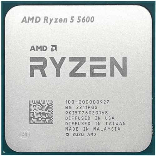 CPU AMD Ryzen 5 5600 (3.5 GHz Upto 4.4GHz / 35MB / 6 Cores, 12 Threads / 65W / Socket AM4) - TRAY NEW