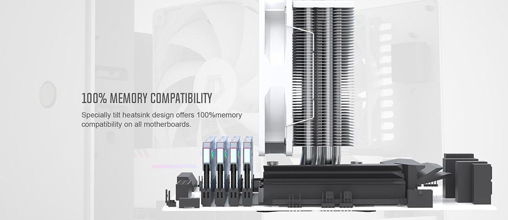 Tản nhiệt khí ID-Cooling CPU SE-214-XT ARGB White