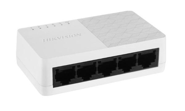 Switch 5 cổng HIKVISION DS-3E0505D-O (L2, Unmanaged, 5 ports Gigabit RJ45) ảnh 1