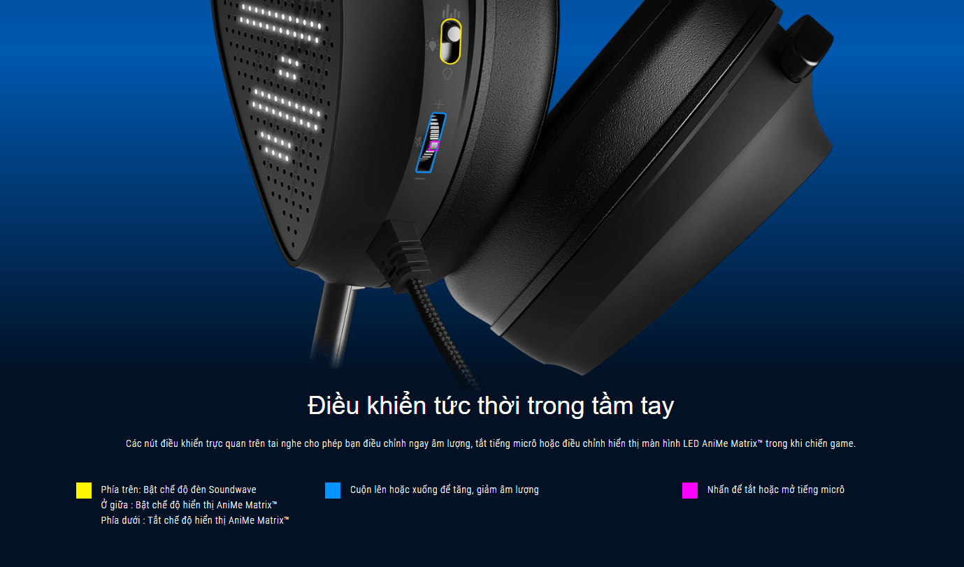 Tai nghe ASUS ROG DELTA S ANIMATE 90YH037M-B2UA00 9