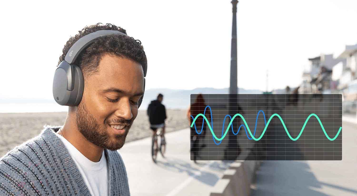 Tai nghe Bluetooth chụp tai Edifier W830NB - Màu Đen 11