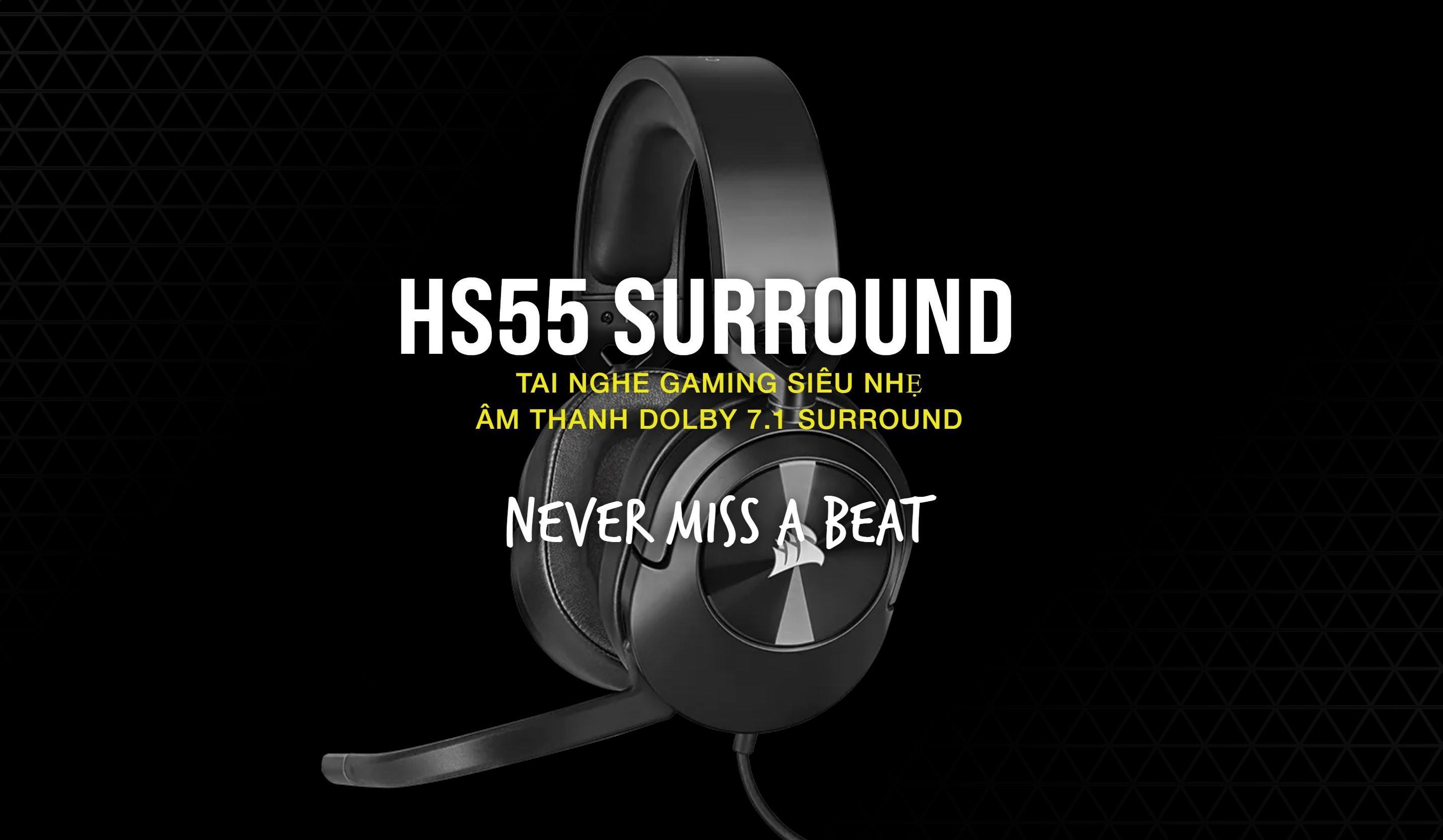 Tai nghe Corsair HS55 Surround