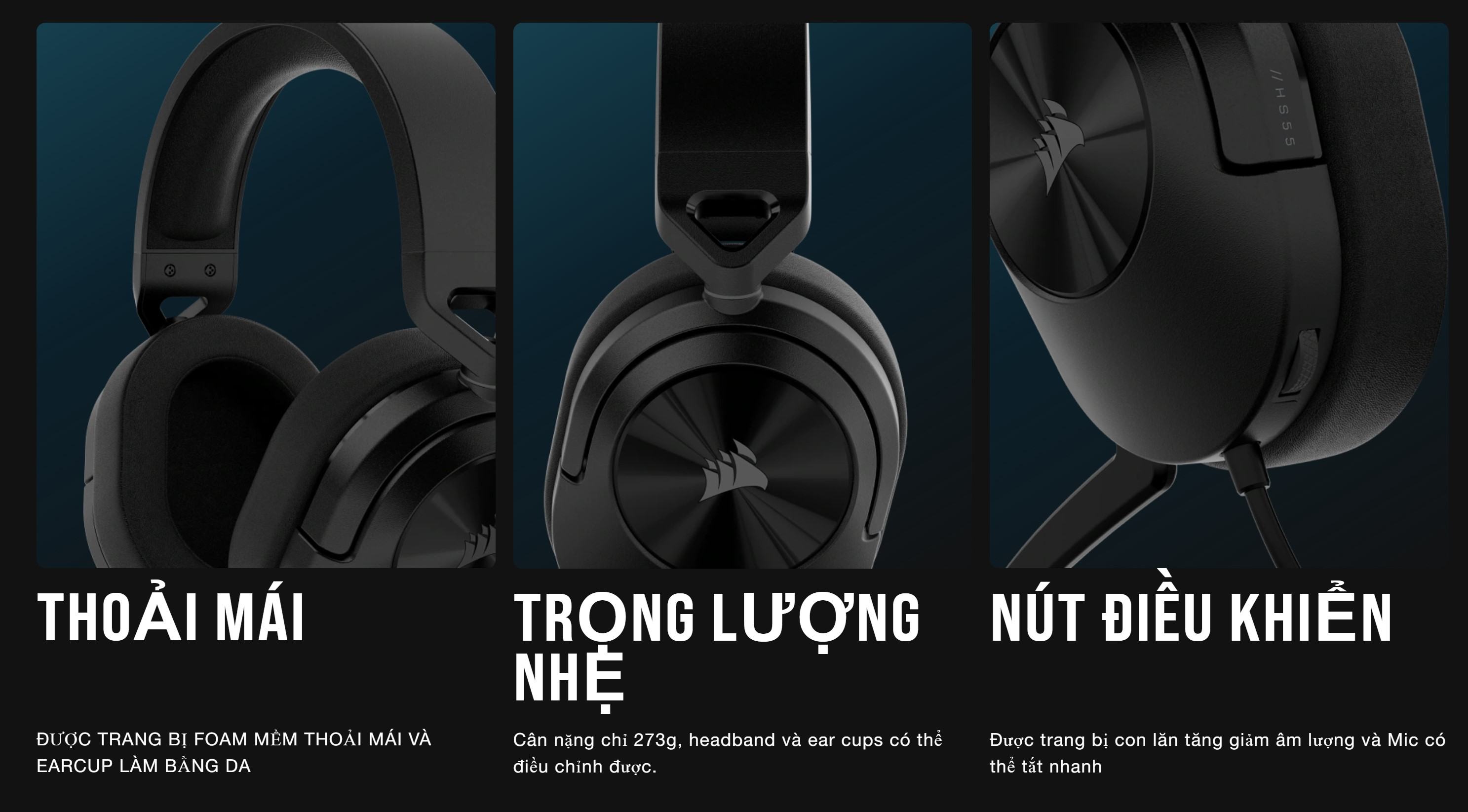 Tai nghe Corsair HS55 Surround