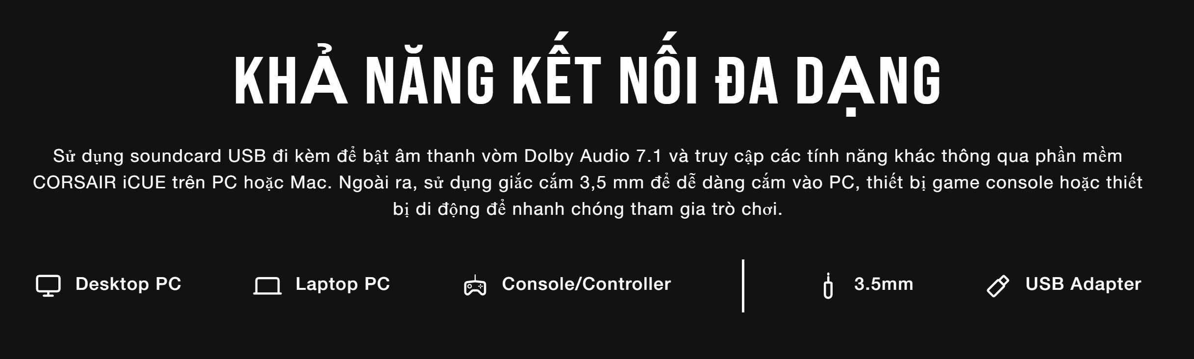 Tai nghe Corsair HS55 Surround