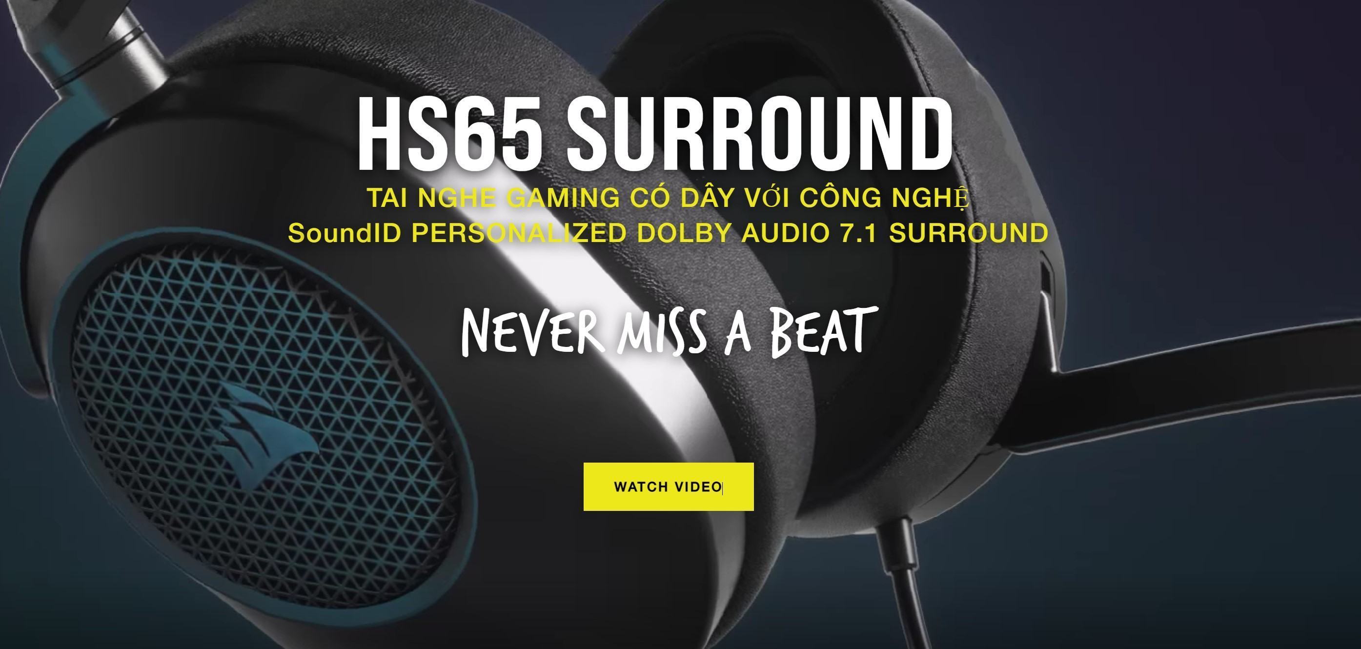 Tai nghe Corsair HS65 Surround