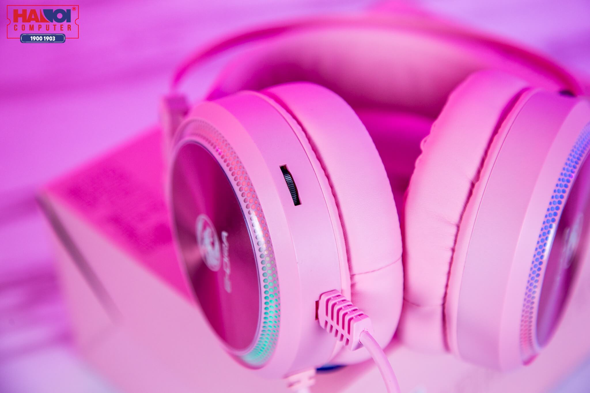 Tai nghe E-Dra EH412 Pro Led RGB, USB Màu Hồng 3