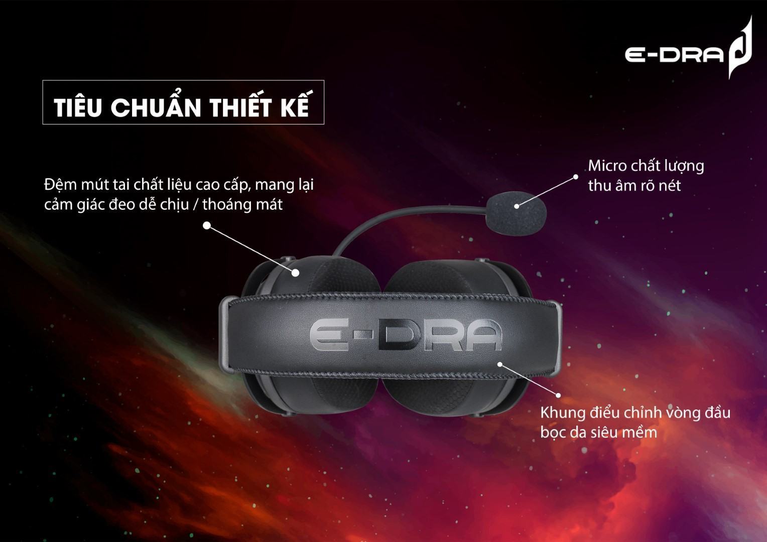 Tai nghe E-Dra EH414 Pro USB 7.1