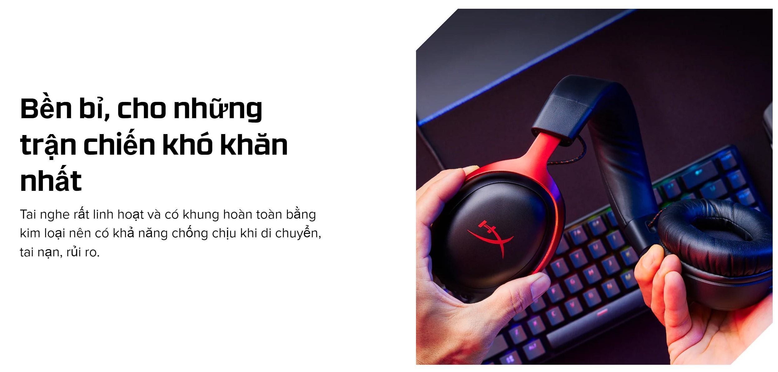 Tai Nghe Gaming có dây HP HyperX Cloud III 727A9AA