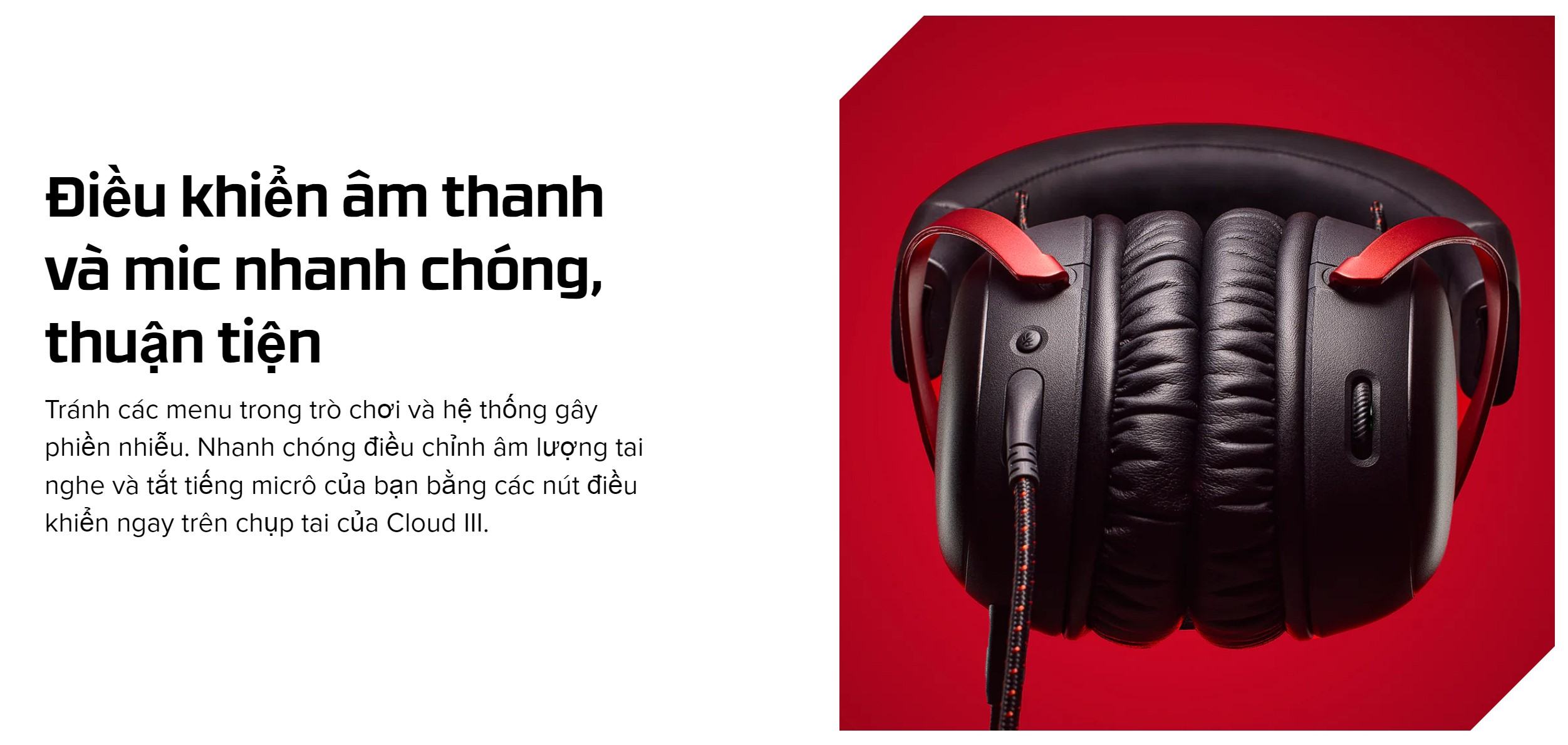 Tai Nghe Gaming có dây HP HyperX Cloud III 727A9AA