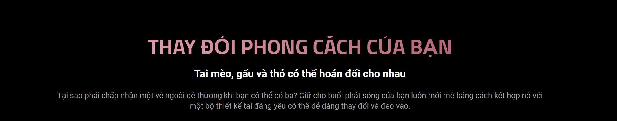 Tai nghe gaming có dây Razer Kraken Kitty V2 Pink _ RZ04-04730200-R3M1