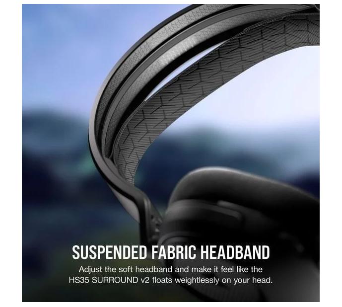 Tai nghe Gaming Corsair HS35 V2 Carbon (Jack 3.5mm)  3