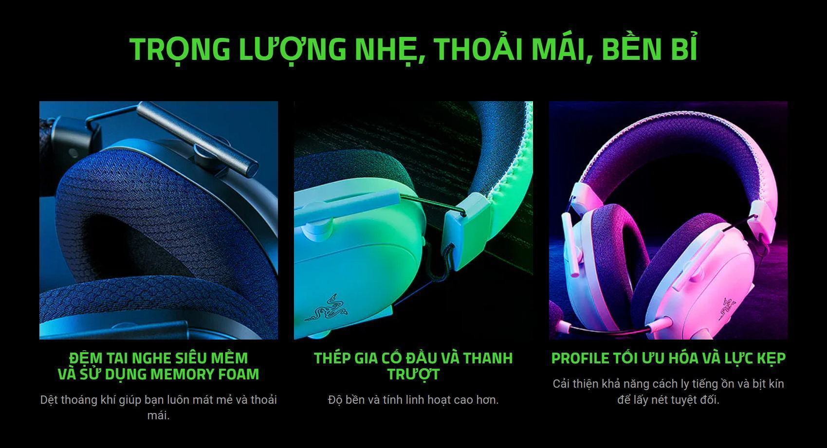 Tai nghe gaming không dây Razer BlackShark V2 Pro 2023 Black _ RZ04-04530100-R3M1