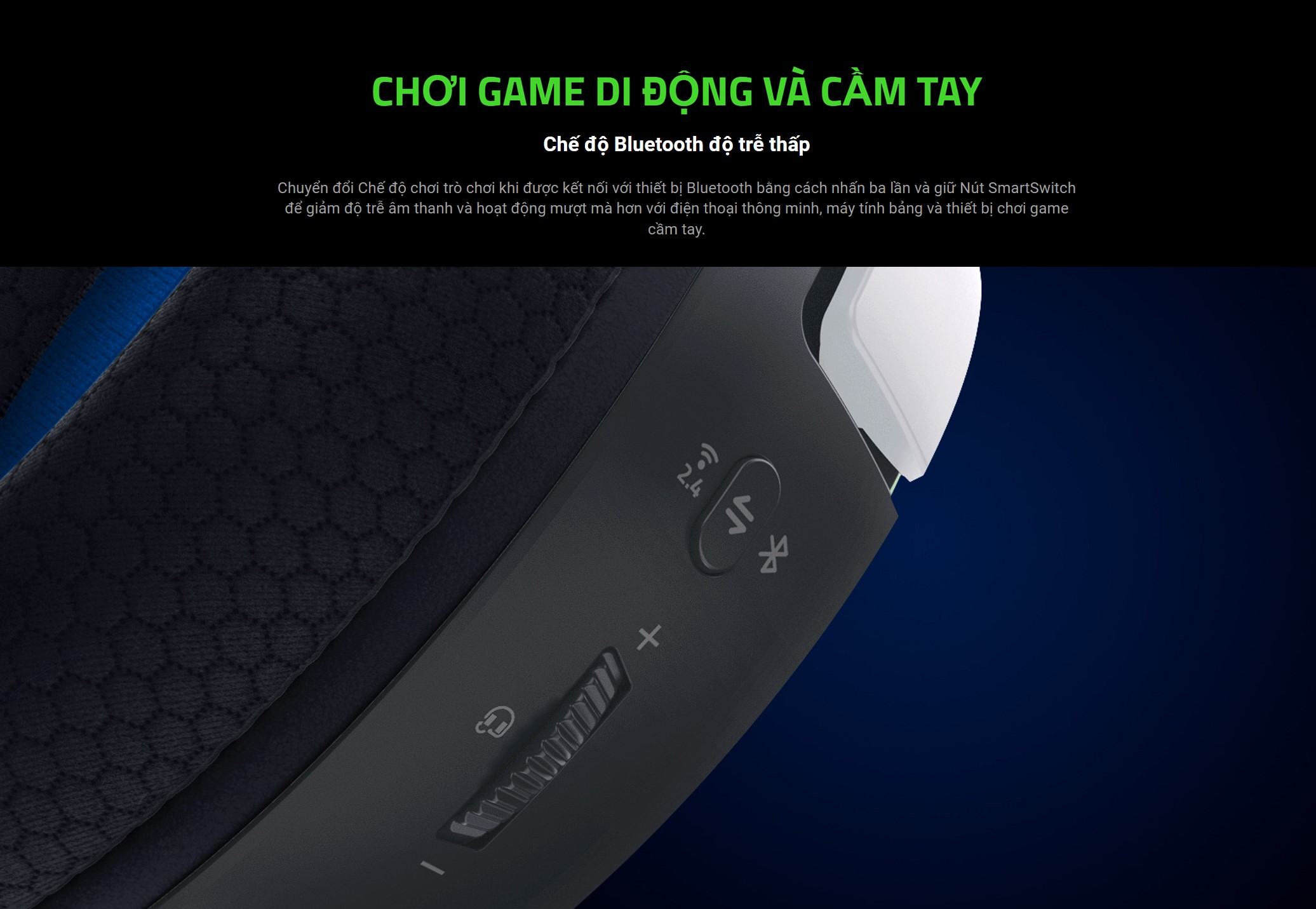 Tai nghe gaming không dây Razer Kaira HyperSpeed - Licensed PlayStation 5 _ RZ04-03980200-R3A1