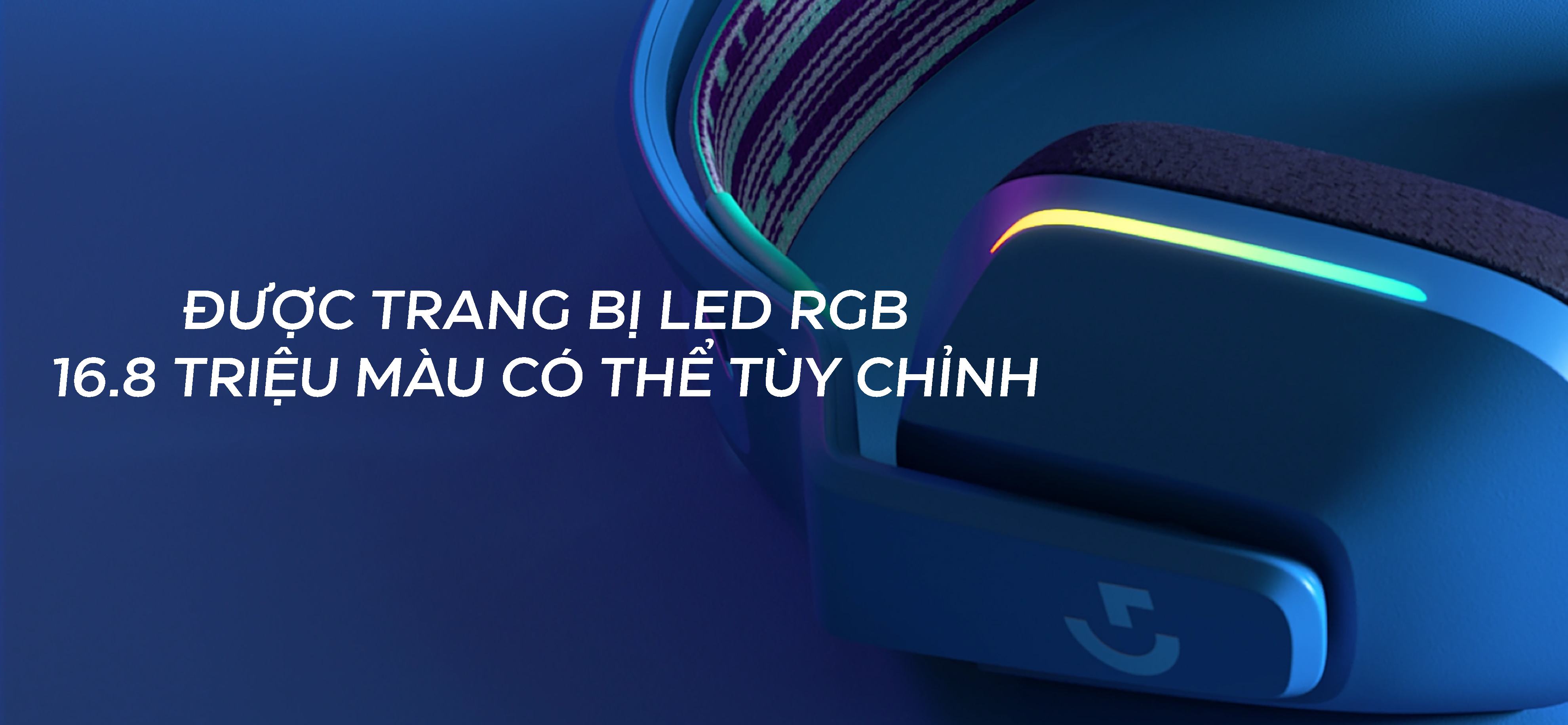 Tai nghe Gaming Logitech LIGHTSPEED G733 Wireless RGB