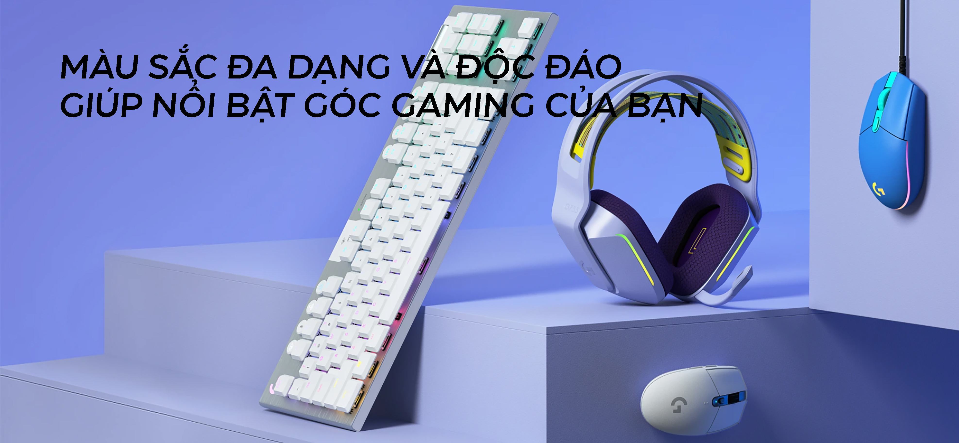 Tai nghe Gaming Logitech LIGHTSPEED G733 Wireless RGB