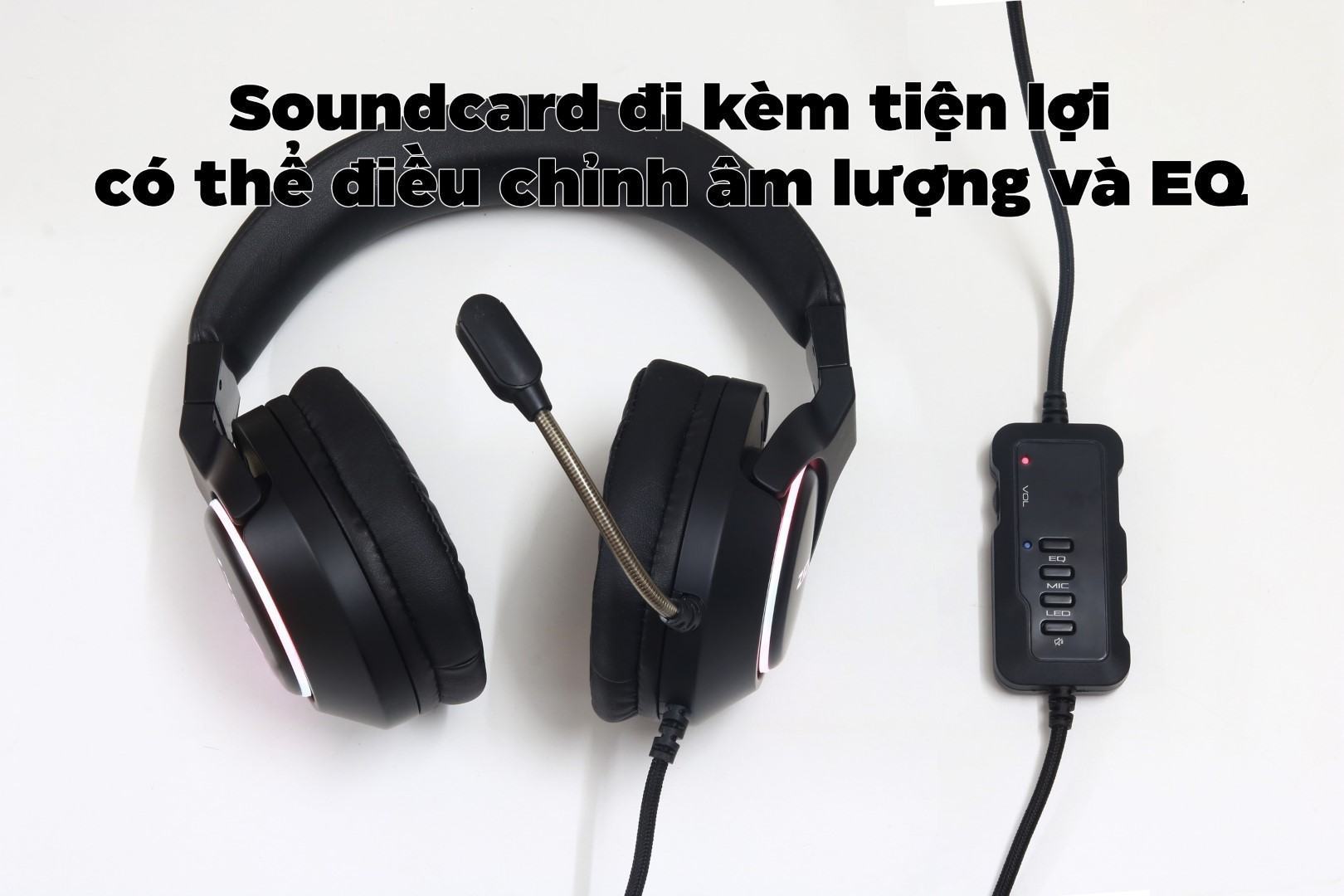 Tai nghe Gaming Zidli LH1 (7.1, USB, LED RGB)