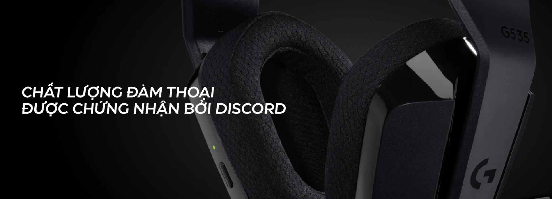 Tai nghe không dây Logitech G535 Lightspeed wireless Black