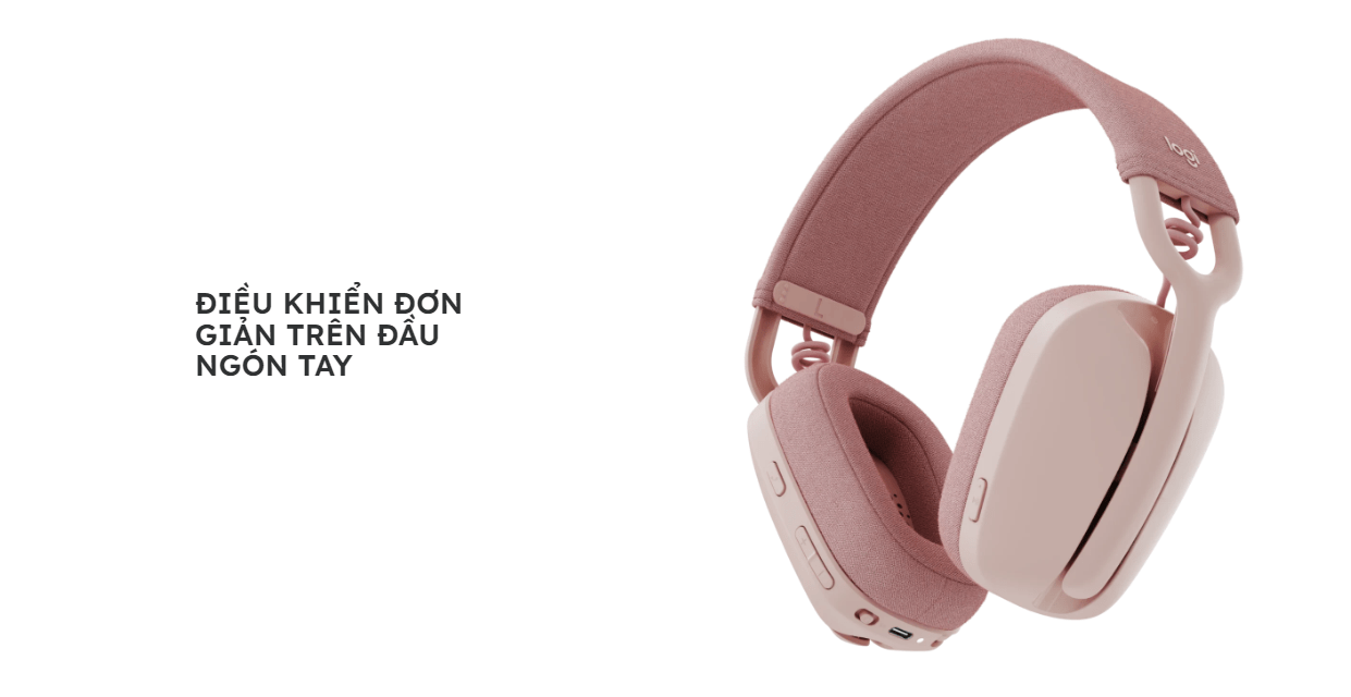 tai-nghe-khong-day-logitech-zone-vibe-100-wireless-bluetooth-56 Tai nghe không dây Logitech Zone Vibe 100 (Wireless/Bluetooth 5.2 - Màu Hồng) 6