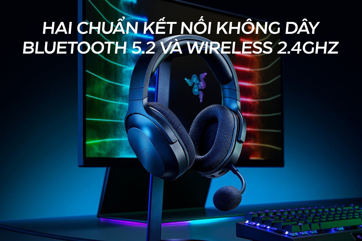 Tai nghe không dây Razer Barracuda X-2022 RZ04-04430100-R3M1 (Wireless + Bluetooth 5.2)