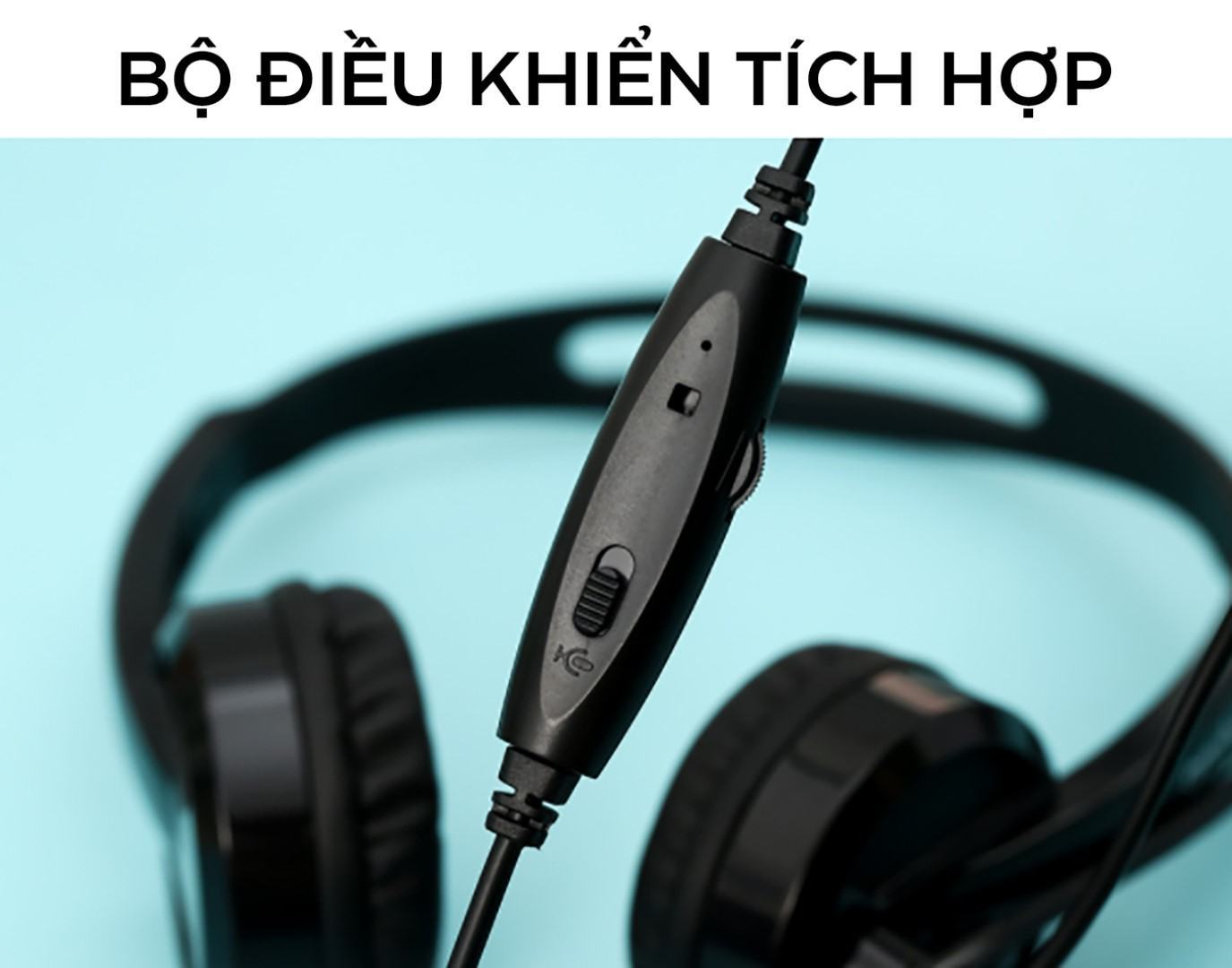 Tai nghe có dây Rapoo H100 Đen