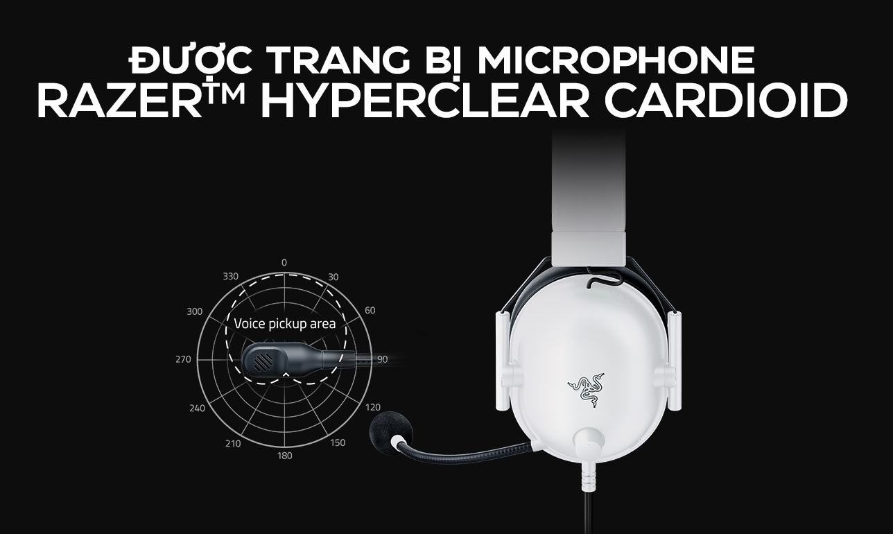 Tai nghe Razer BlackShark V2 X-Wired Gaming Headset-Trắng_RZ04-03240700-R3M1