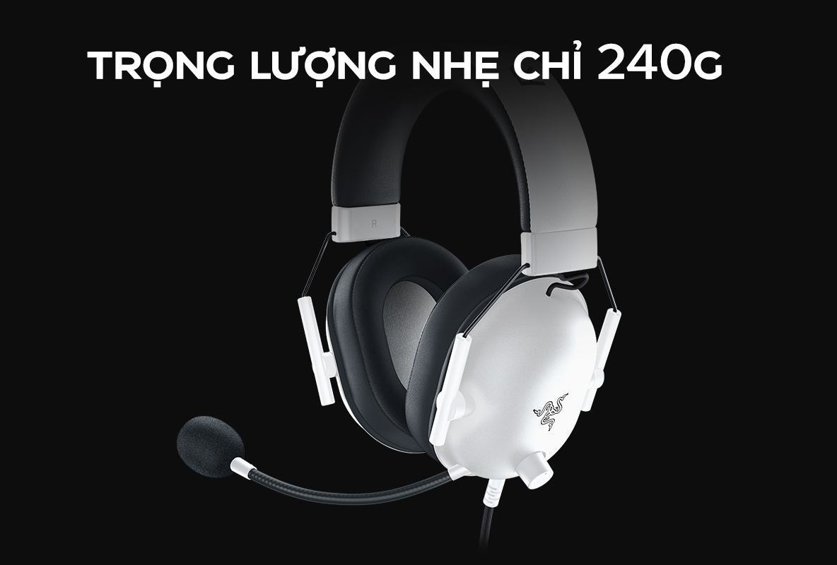 Tai nghe Razer BlackShark V2 X-Wired Gaming Headset-Trắng_RZ04-03240700-R3M1
