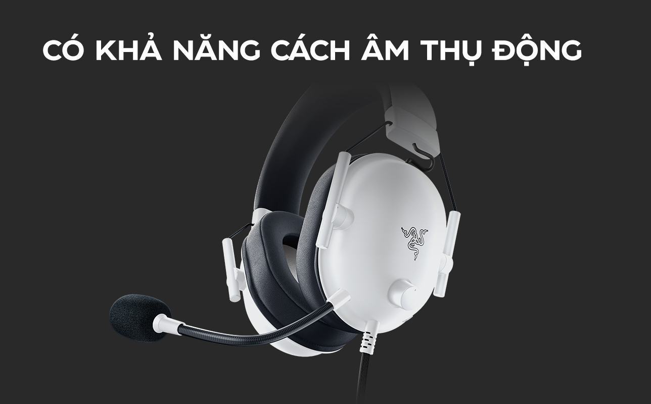 Tai nghe Razer BlackShark V2 X-Wired Gaming Headset-Trắng_RZ04-03240700-R3M1