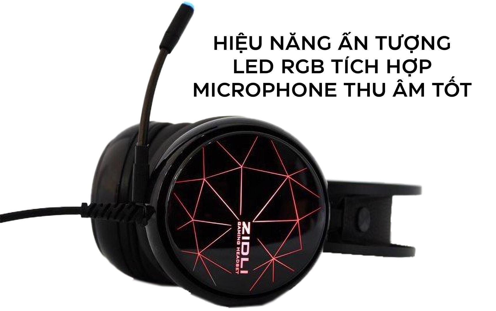 Tai Nghe Zidli ZH12S Black Mic dài
