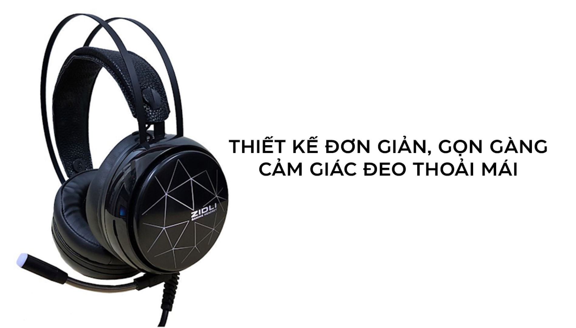 Tai Nghe Zidli ZH12S Black Mic dài