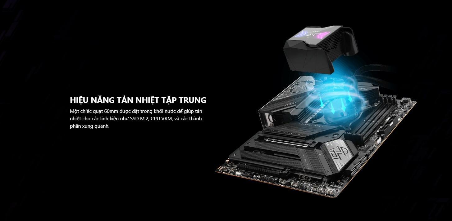 Tản nhiệt nước AIO MSI MAG MAG CORELIQUID D360 BLACK