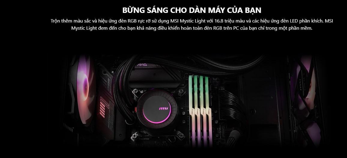 Tản nhiệt nước AIO MSI MAG MAG CORELIQUID E360 WHITE
