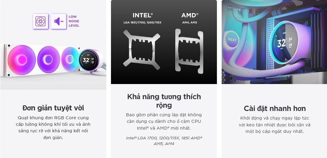 tan nhiet nuoc nzxt kraken elite 360 rgb v2 white rl kr36e w25