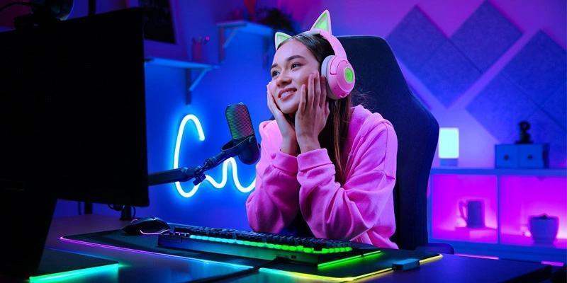 Thiết bị thu âm Razer Seiren V3 Chroma - Quartz Edition (RZ19-05060300-R3M1) 4