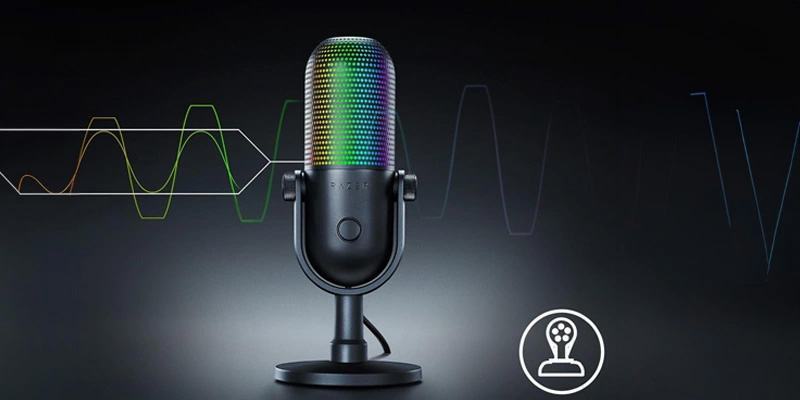 Thiết bị thu âm Razer Seiren V3 Chroma - Quartz Edition (RZ19-05060300-R3M1) 5